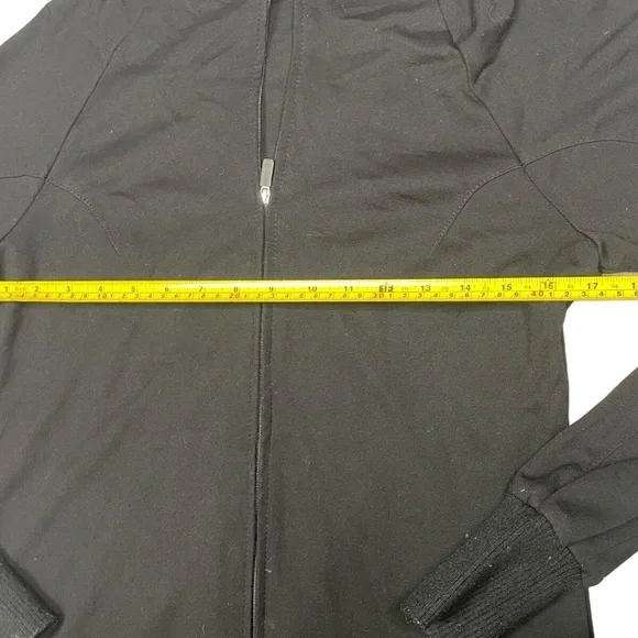 Adidas Y3 Hoodie Dress Women S Black Half Zip Up Yohji Yamamoto Y2K Pockets - Picture 9 of 12